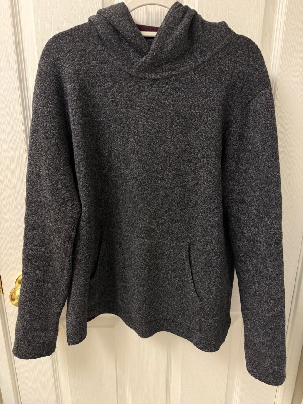 Barneys New York Mens Cashmere Hoodie Sweater Size S Charcoal Gray Quiet Luxury